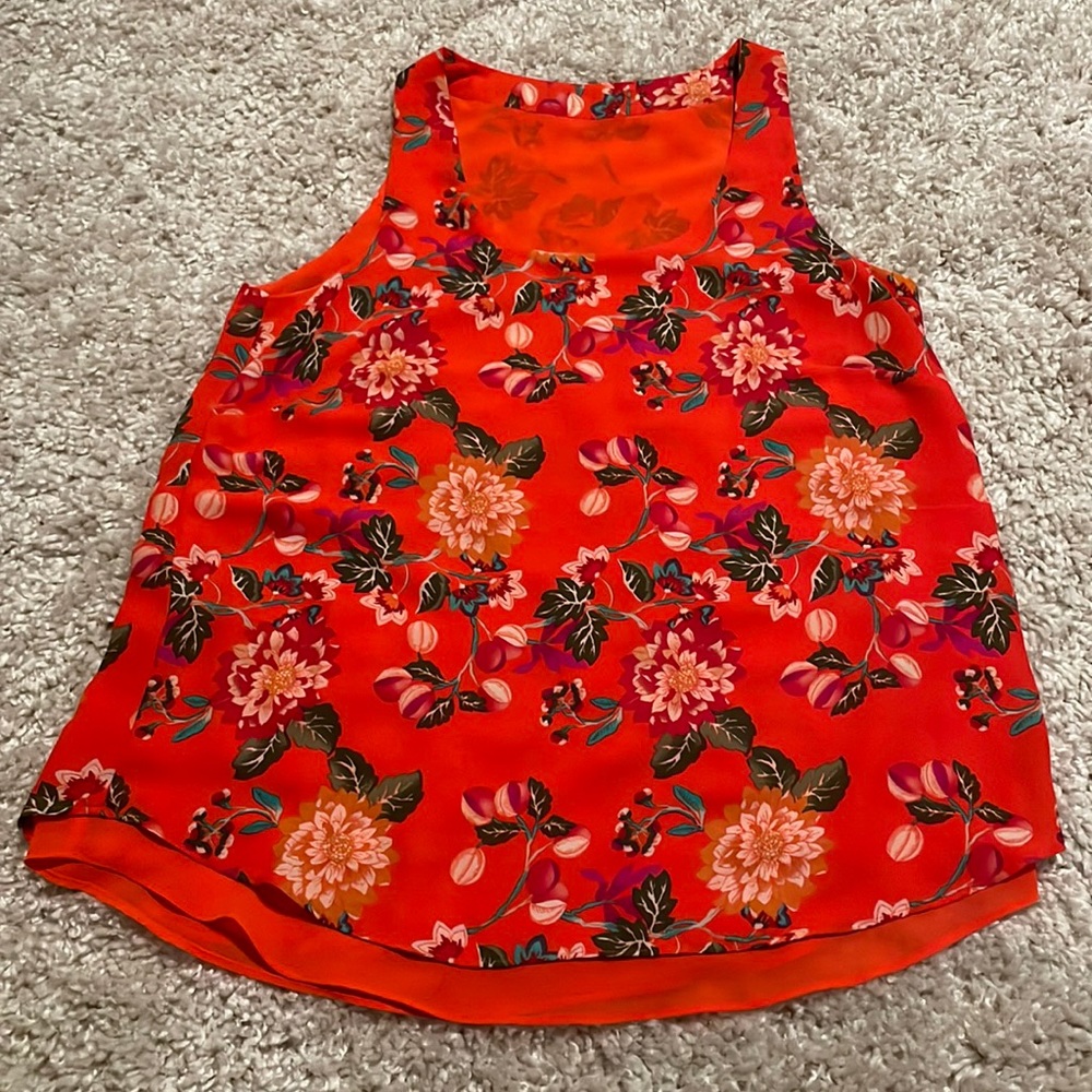 Calvin Klein floral top.